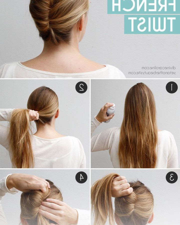 20 Photos Sleek French Knot Hairstyles with Curls