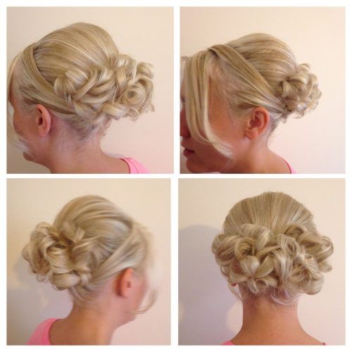 Pinned-Up Curls Side-Swept Hairstyles (Photo 13 of 20)