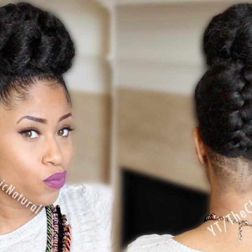 Updos Hairstyles For Natural Black Hair (Photo 10 of 15)