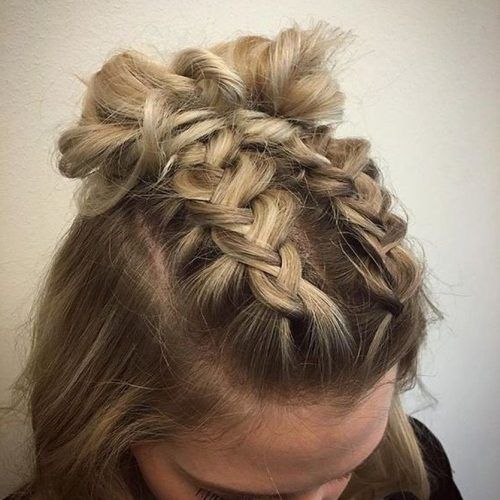 French Braids Into Braided Buns (Photo 11 of 15)