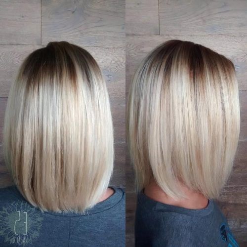 Rooty Long Bob Blonde Hairstyles (Photo 1 of 20)
