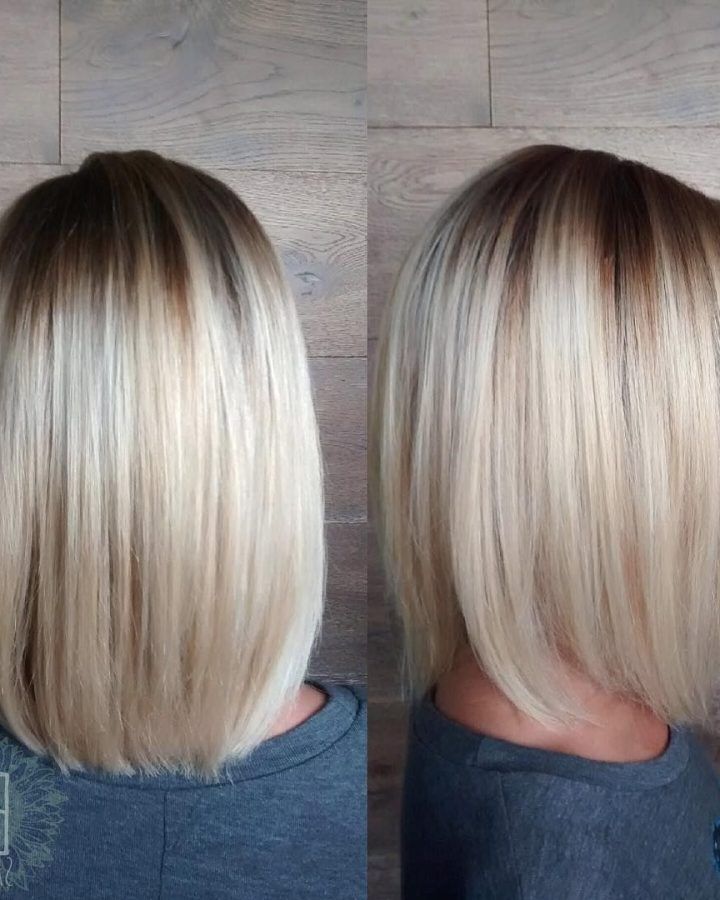 20 Ideas of Rooty Long Bob Blonde Hairstyles