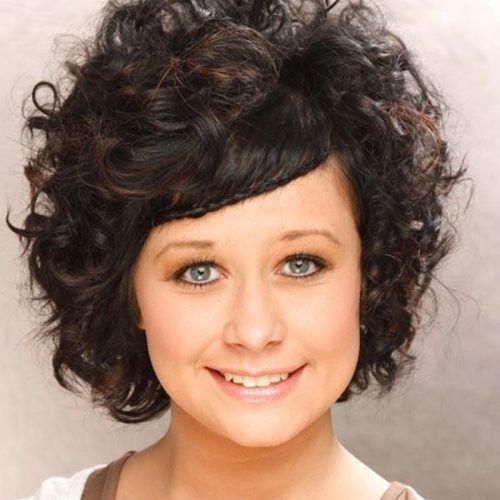 Short Haircuts For Naturally Curly Hair And Round Face (Photo 7 of 20)