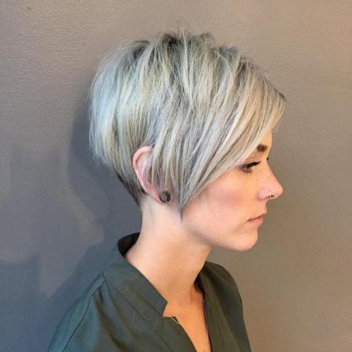 Pastel And Ash Pixie Hairstyles With Fused Layers (Photo 2 of 20)