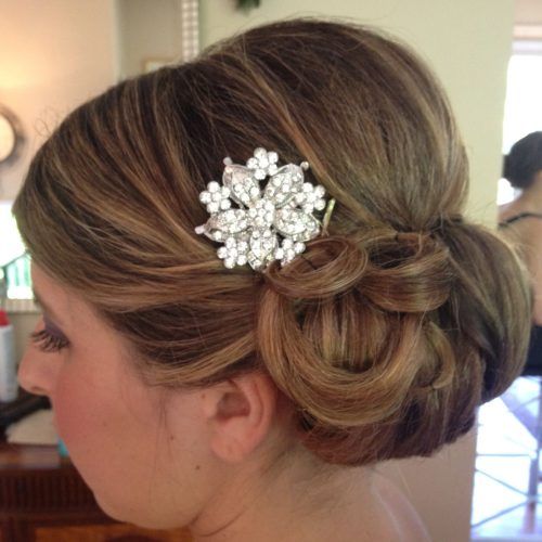 Side Bun Prom Hairstyles With Orchids (Photo 5 of 20)