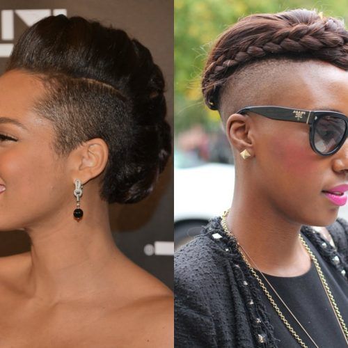 One Side Shaved Braided Hairstyles (Photo 11 of 15)