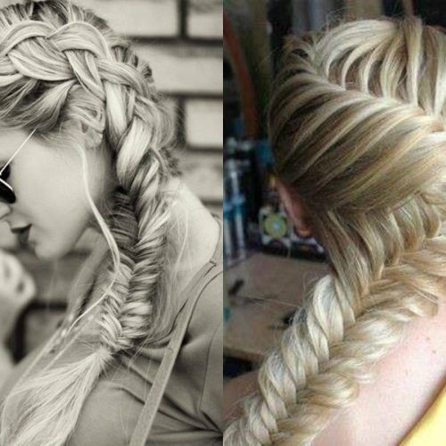 Elegant Blonde Mermaid Braid Hairstyles (Photo 11 of 20)
