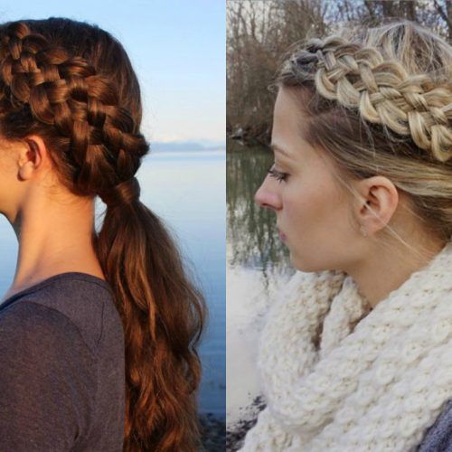 One Side Braided Hairstyles (Photo 12 of 20)