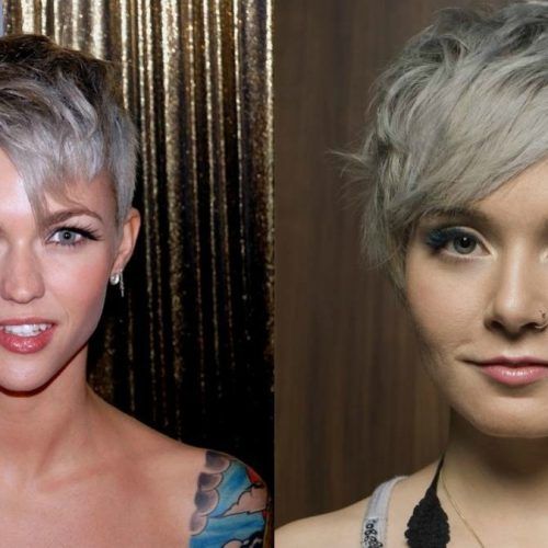 Sassy Silver Pixie Blonde Hairstyles (Photo 15 of 20)