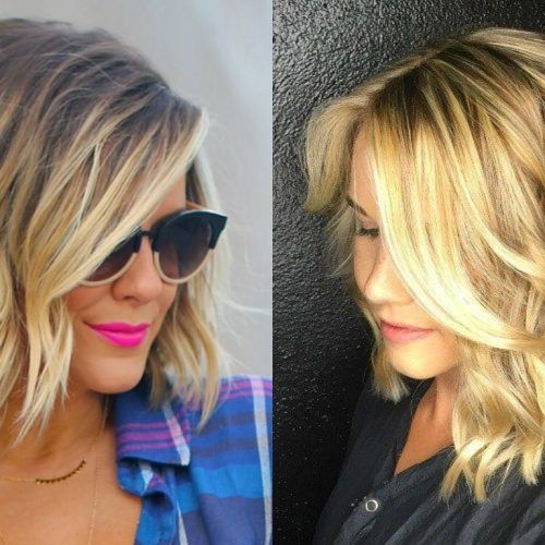 Curly Highlighted Blonde Bob Hairstyles (Photo 16 of 20)