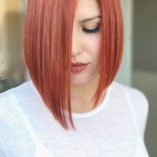 Radiant Red Bob Haircuts (Photo 12 of 20)