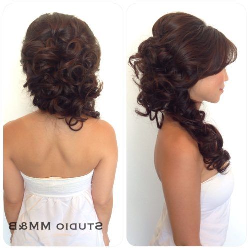 Voluminous Prom Hairstyles To-The-Side (Photo 5 of 20)