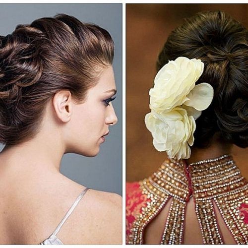 Indian Bun Wedding Hairstyles (Photo 15 of 15)