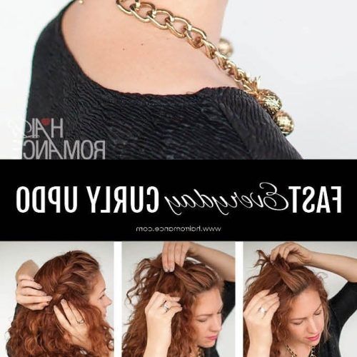 Easy Updos For Long Curly Hair (Photo 12 of 15)