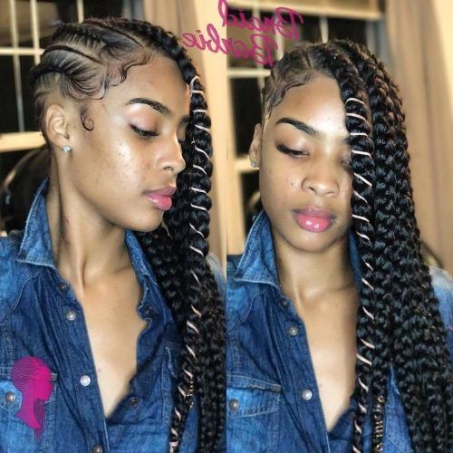 Cornrows Hairstyles With Weave (Photo 2 of 15)