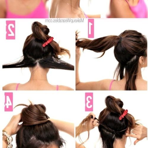 Messy Flipped Braid And Bun Hairstyles (Photo 14 of 15)