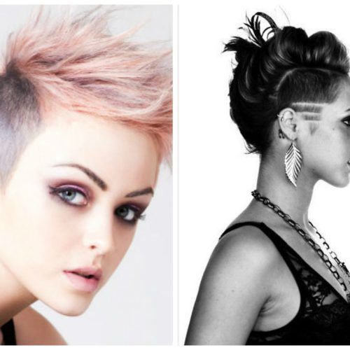 Medium Hairstyles With Shaved Sides (Photo 16 of 20)