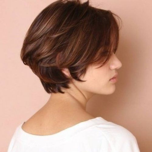 Brunette Pixie Hairstyles With Feathered Layers (Photo 16 of 20)