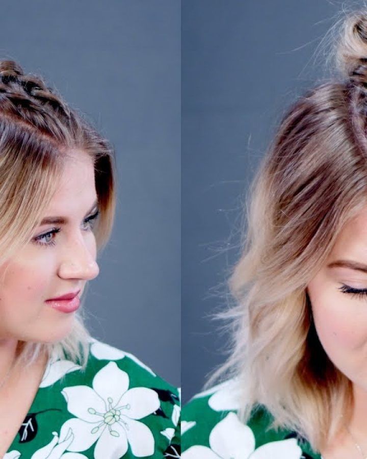 2024 Latest Topknot Hairstyles with Mini Braid