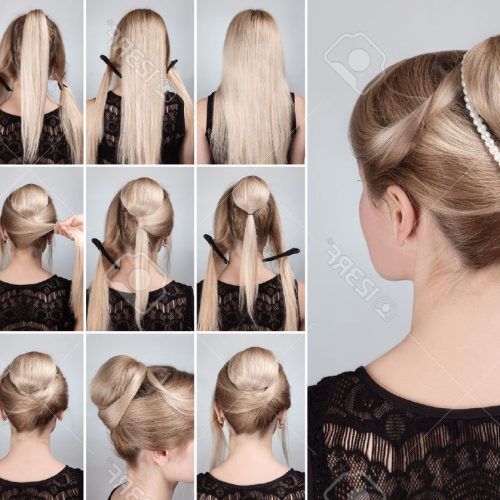 Pearl Bun Updo Hairstyles (Photo 14 of 20)