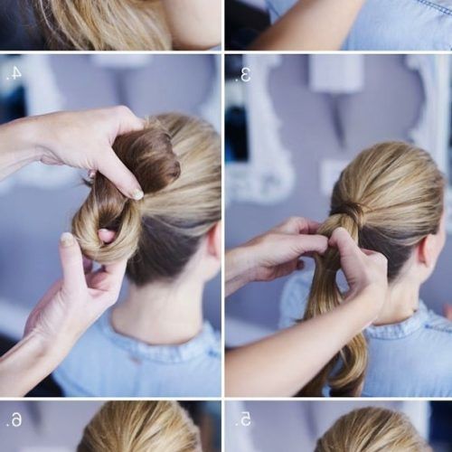 Topsy-Tail Low Ponytails (Photo 5 of 20)