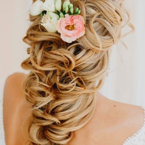 Wedding Hairstyles For Long Hair With Flowers (Photo 4 of 15)
