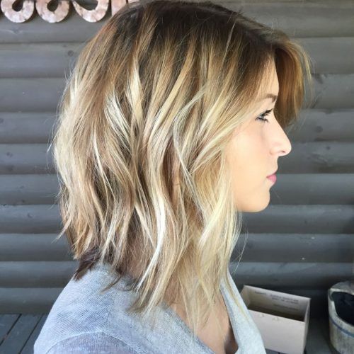 Two-Tier Lob Hairstyles For Thick Hair (Photo 16 of 20)