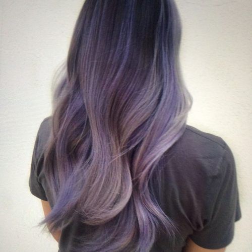 Ravishing Smoky Purple Ombre Hairstyles (Photo 3 of 20)