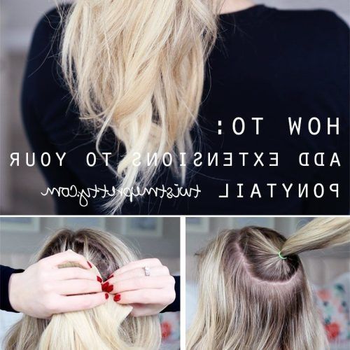 Dyed Simple Ponytail Hairstyles For Second Day Hair (Photo 18 of 20)