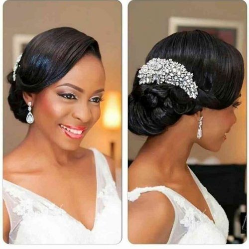 Updo Hairstyles For Black Hair Weddings (Photo 9 of 15)