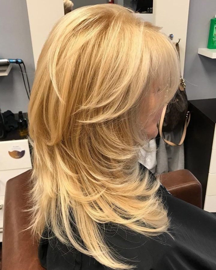 20 Best Collection of Lovely Golden Blonde Haircuts with Swoopy Layers
