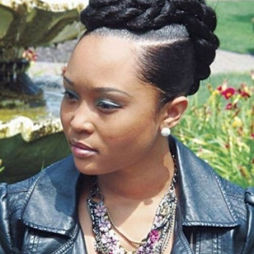 Updo Hairstyles For Black Hair (Photo 11 of 15)