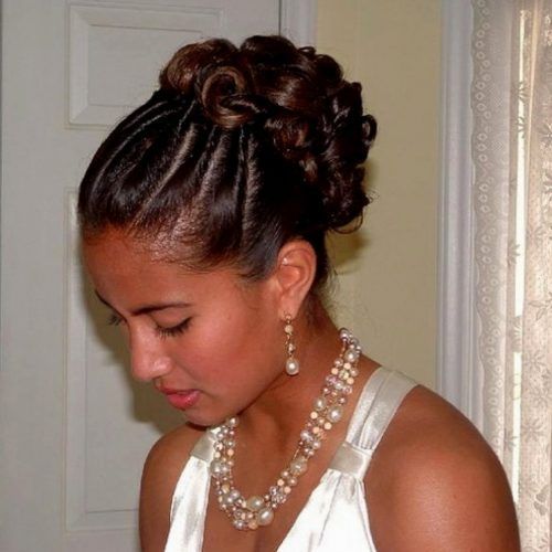 African American Updo Wedding Hairstyles (Photo 11 of 15)