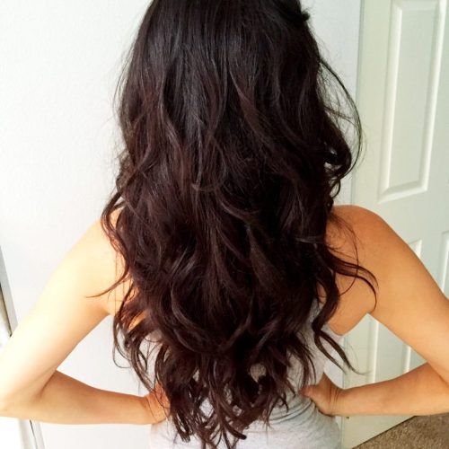 Long Layered Brunette Hairstyles With Curled Ends (Photo 17 of 20)