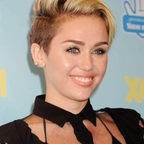 Miley Cyrus Short Hairstyles (Photo 19 of 20)