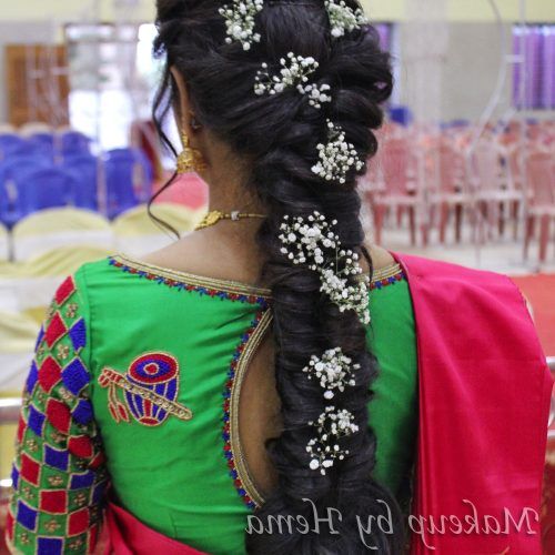 Braided Hairstyles On Saree (Photo 15 of 15)