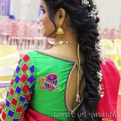 Braided Hairstyles On Saree (Photo 8 of 15)