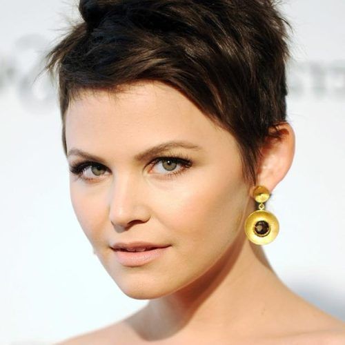 Super Short Hairstyles For Round Faces (Photo 2 of 15)
