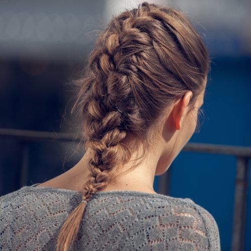 Extra Thick Braided Bun Hairstyles (Photo 5 of 20)