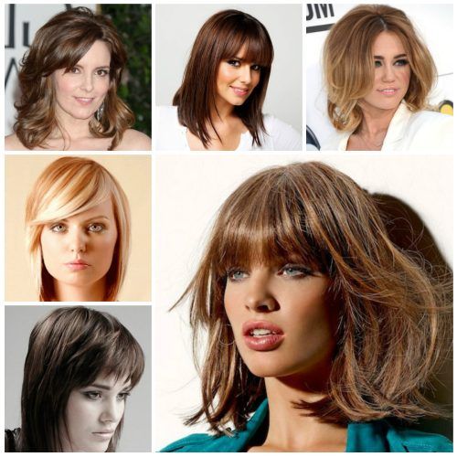 Medium Hairstyles For Women With Bangs (Photo 18 of 20)