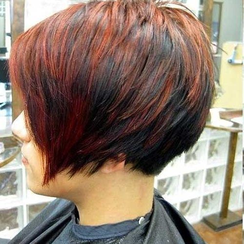 Reddish Brown Layered Pixie Bob Haircuts (Photo 14 of 15)