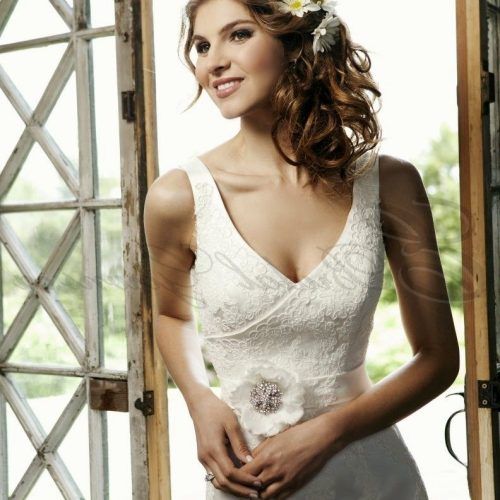 Wedding Hairstyles For V Neck Dress (Photo 3 of 15)