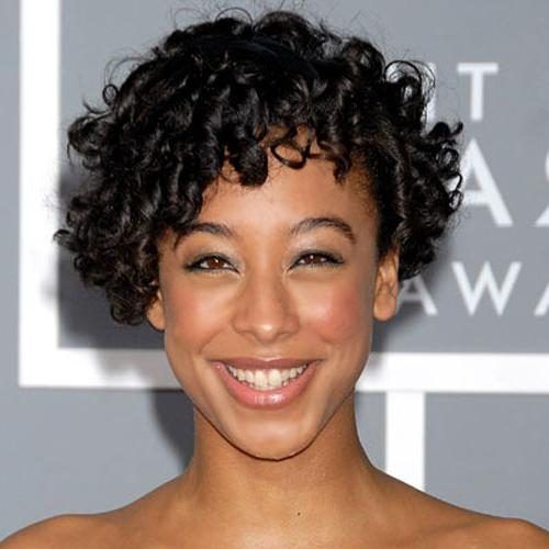 Short Haircuts For Black Curly Hair (Photo 16 of 20)