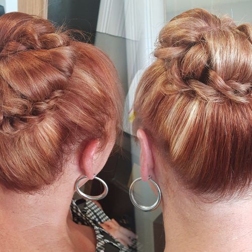 Messy Rope Braid Updo Hairstyles (Photo 8 of 20)