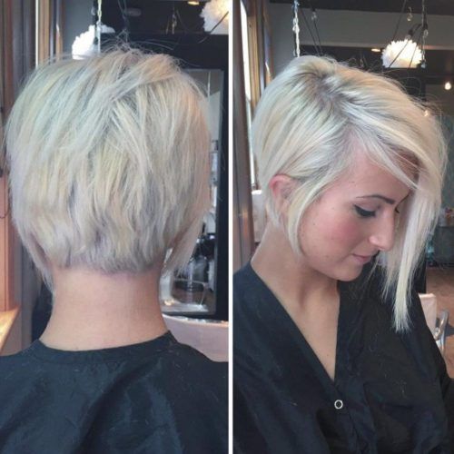 Blonde Pixie Haircuts With Curly Bangs (Photo 7 of 20)