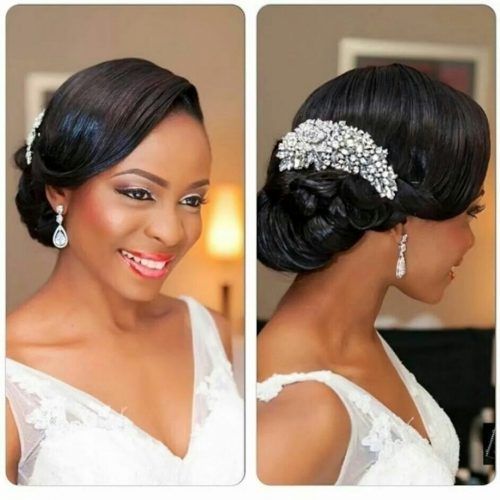 Wedding Hairstyles For Black Bridesmaids (Photo 5 of 15)