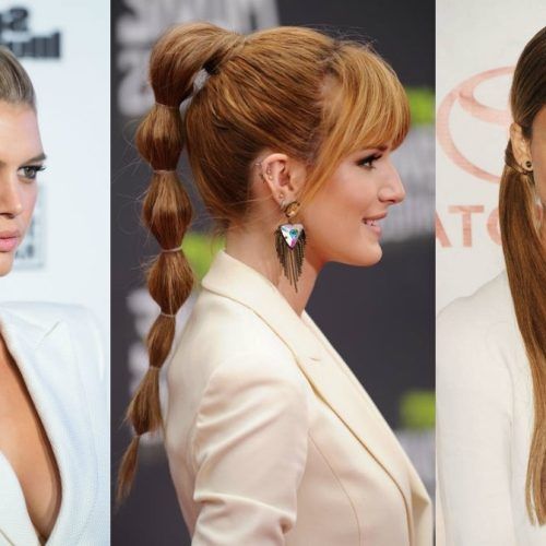 High Bubble Ponytail Hairstyles (Photo 10 of 20)