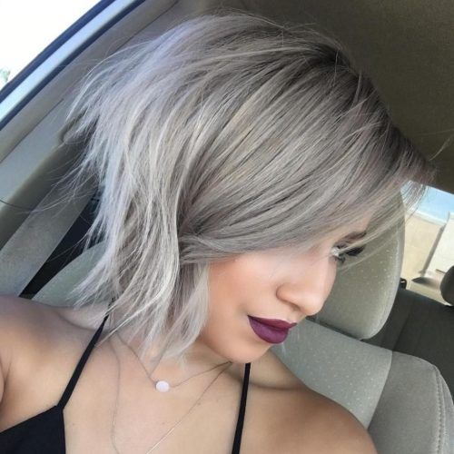 Short Silver Blonde Bob Hairstyles (Photo 11 of 20)