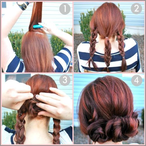 Cute And Easy Updos For Medium Length Hair (Photo 7 of 15)