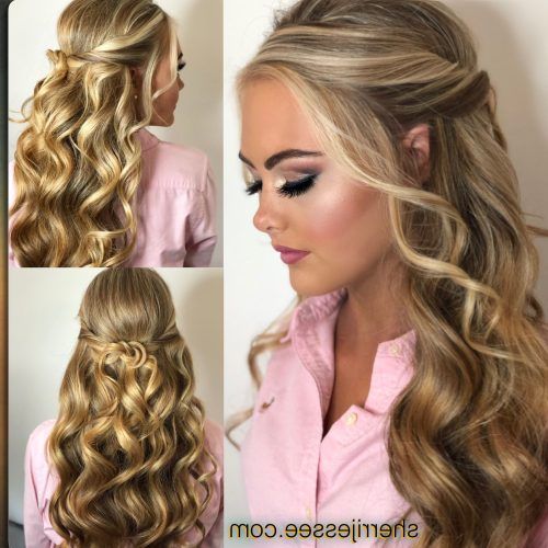 Gorgeous Waved Prom Updos For Long Hair (Photo 9 of 20)